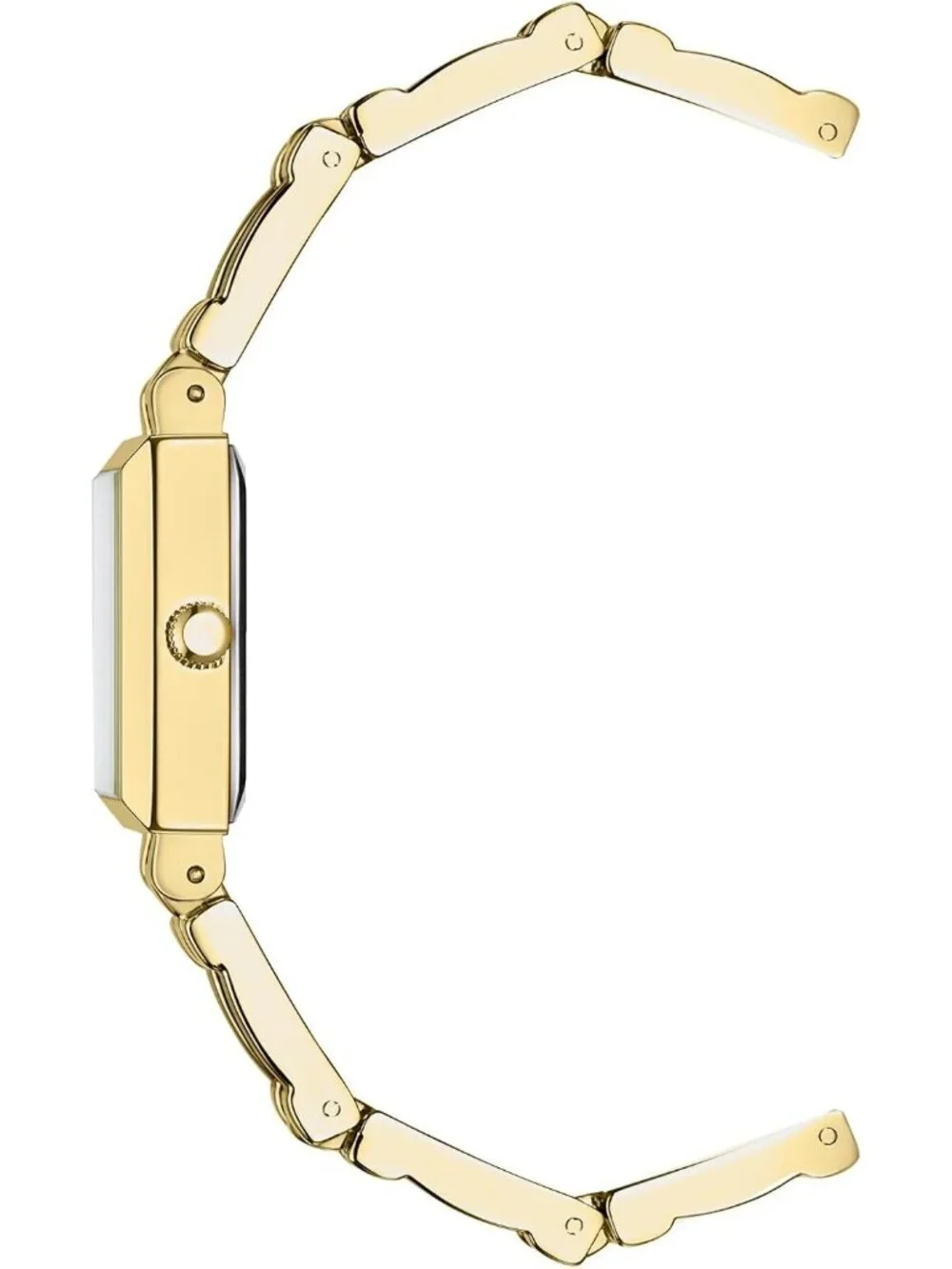 Women's Gold Black Vintage Quartz Stainless Steel Band Luxury Bracelet Watch